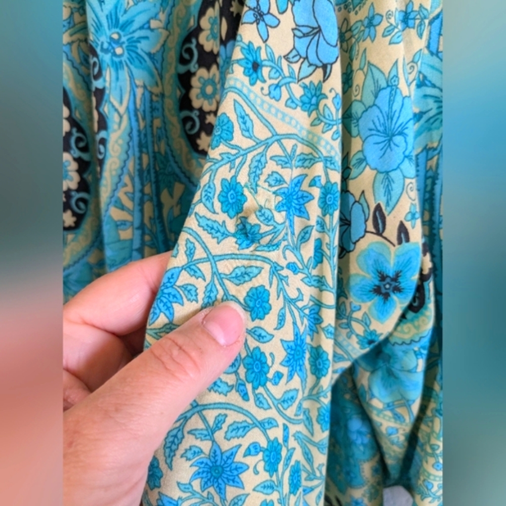 Spell Aloha Fox Gown Altered To Skirt And Crop Top size XS - Picture 11 of 15